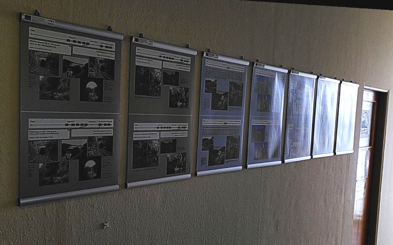 Tafeln in unseren Vereinsräumen