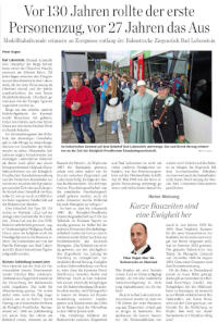 Ankündigung zum Bahnhofsfest 2025