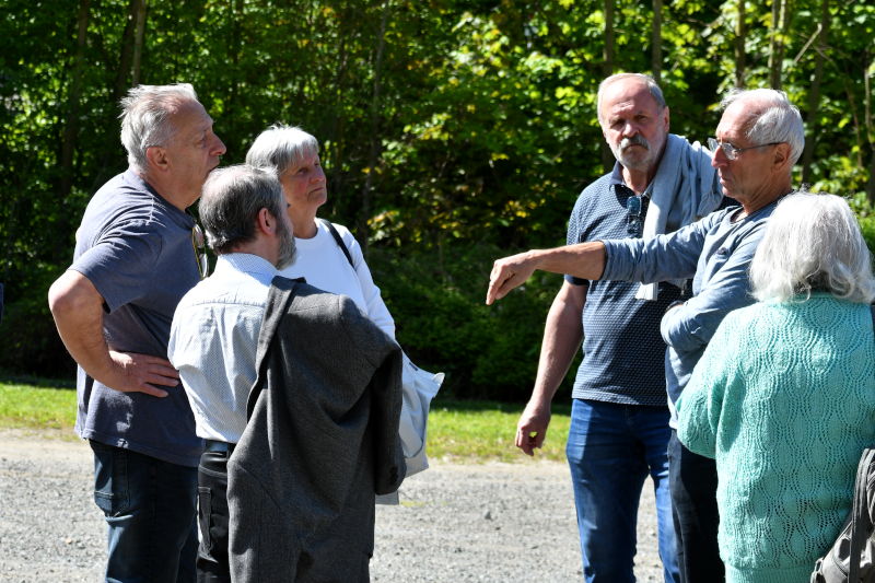 Besuch der tschechischen Partner an der Göltschtalbrücke