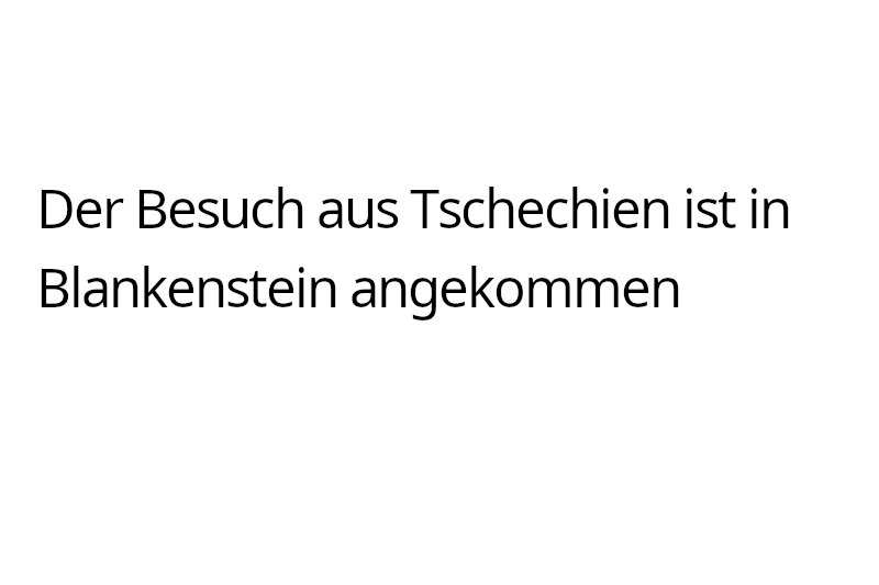 Besuch der tschechischen Partner in Bad Lobenstein