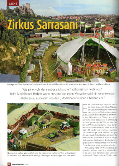 Artikel in der Zeitschrift „Modelleisenbahner“
