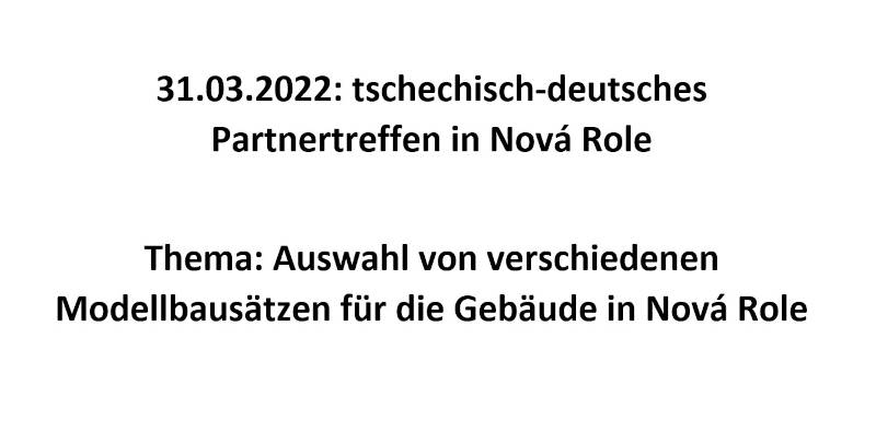 Arbeitsbesuch in Nová Role