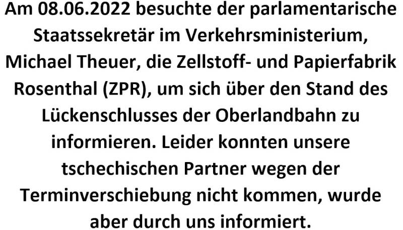 Arbeitsbesuch in der Firma ZPR